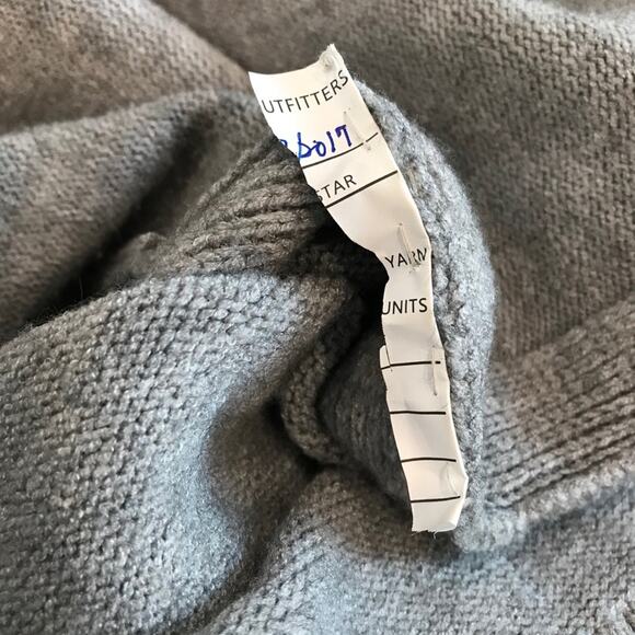 Urban Outfitters Oversized Mock Neck Long Sleeve Sweater XL Gray - Picture 4 of 5